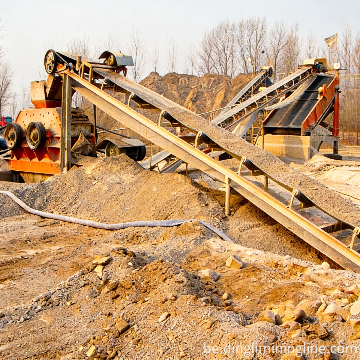 Малы завод па вытворчасці пяску Small Scale Sand Making Plant